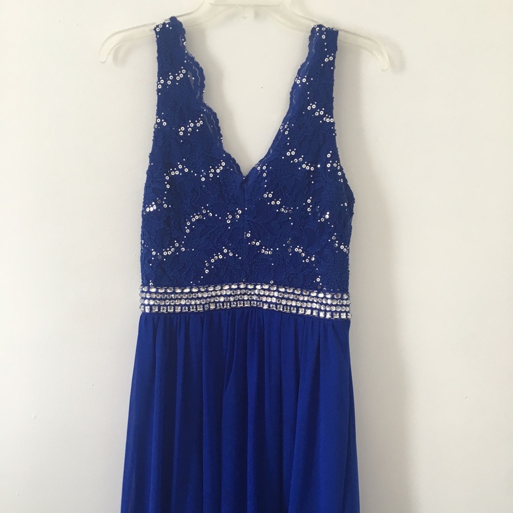 Sequin High low dress